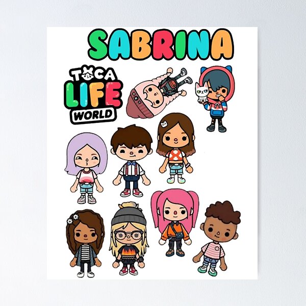 toca boca et gacha life Poster for Sale by GeminiMoonA