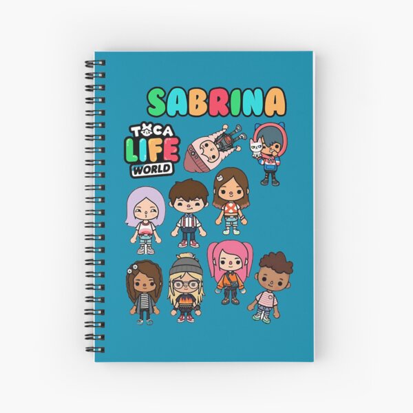 toca boca et gacha life Spiral Notebook for Sale by GeminiMoonA