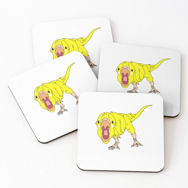 Item preview, Lutino Vebudgieraptor designed and sold by TinyDino-Aviary.