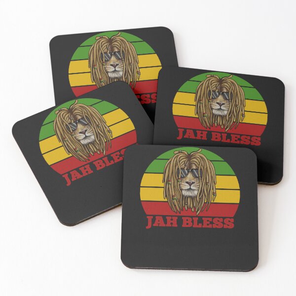 Item preview, Jah Bless Red Sunset, Rasta Lion, Rastafarian  designed and sold by Logiamerch.