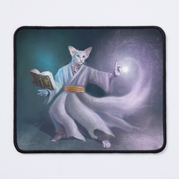 Item preview, White Magic Cat designed and sold by Fantasy Illustrations & Fan Art.
