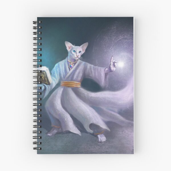Item preview, White Magic Cat designed and sold by Fantasy Illustrations & Fan Art.