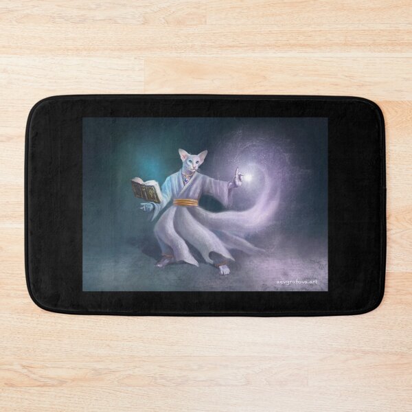 Item preview, White Magic Cat designed and sold by Fantasy Illustrations & Fan Art.