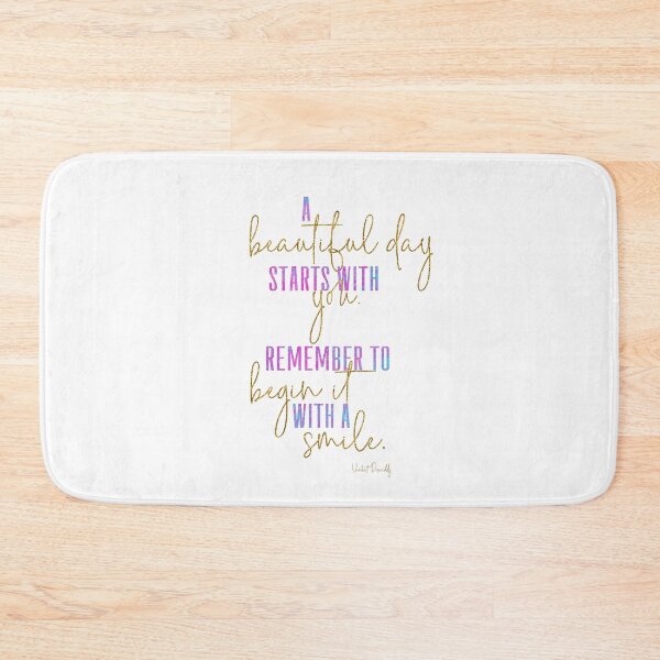 Item preview, Beautiful Day Begins with a Smile designed and sold by Dais Zigns.