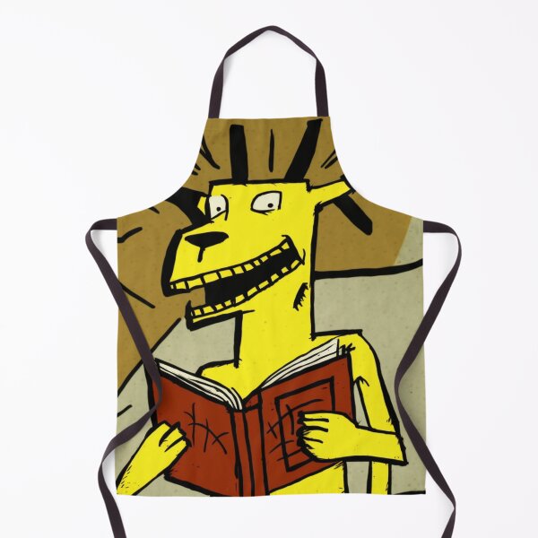 Item preview, VERY happy dog reading red book designed and sold by NxtGenArt.