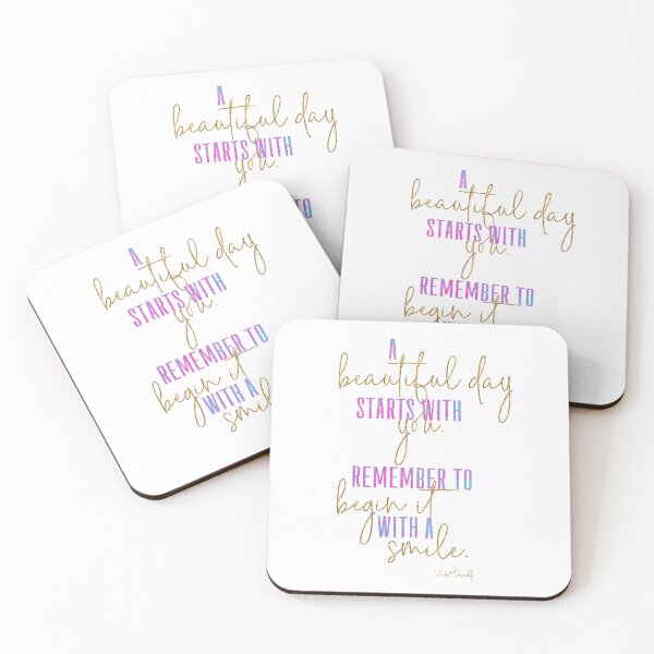 Item preview, Beautiful Day Begins with a Smile designed and sold by Dais Zigns.