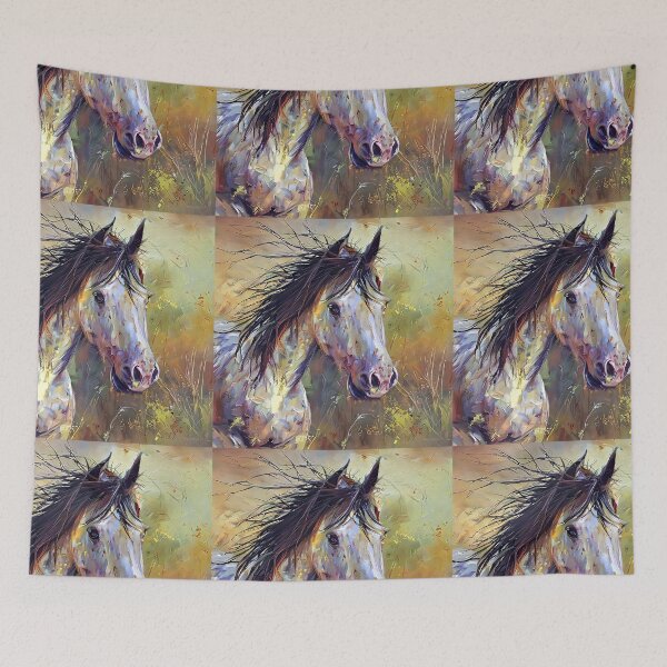 Item preview, Spring time and horse designed and sold by bogfl.