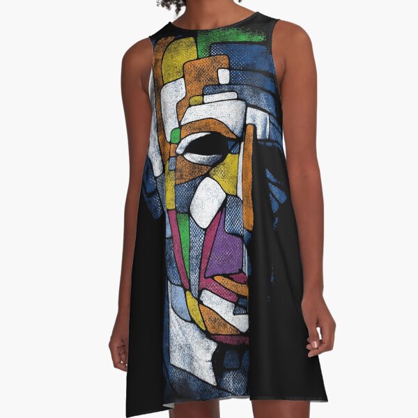 Picasso face A-Line Dress