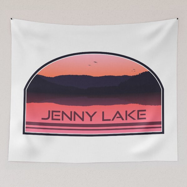 Item preview, Jenny Lake Grand Teton National Park Red Sunrise designed and sold by Esskay Designs.