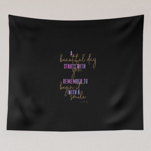 Item preview, Beautiful Day Begins with a Smile designed and sold by Dais Zigns.