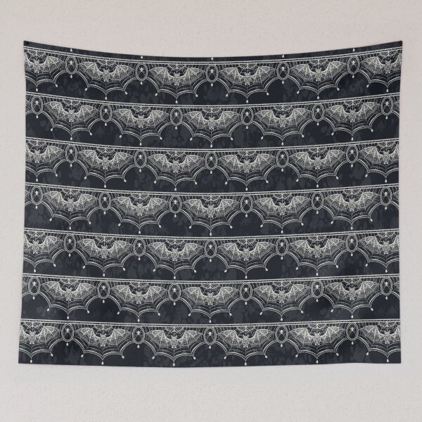 Item preview, Bat Lace Trim - Black designed and sold by appleyards.
