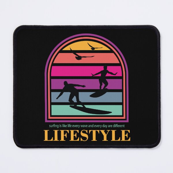 Item preview, SURFING IS LIKE LIFE EVERY DAY AND EVERY WAVE ARE DIFFERENT  COLORFUL SUMMER designed and sold by al21ex.