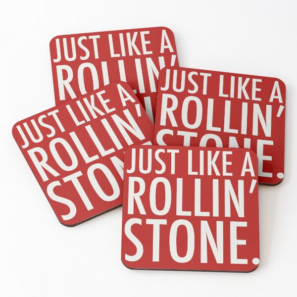 Item preview, Just like a Rollin’ Stone - Dylan goes electric - Jagger slogan T shirt  designed and sold by Kludoman.