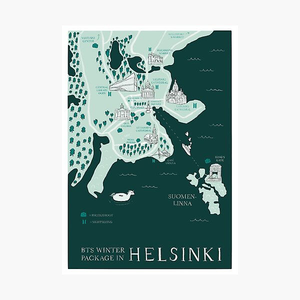 BTS Winter Package in Helsinki Photographic Print