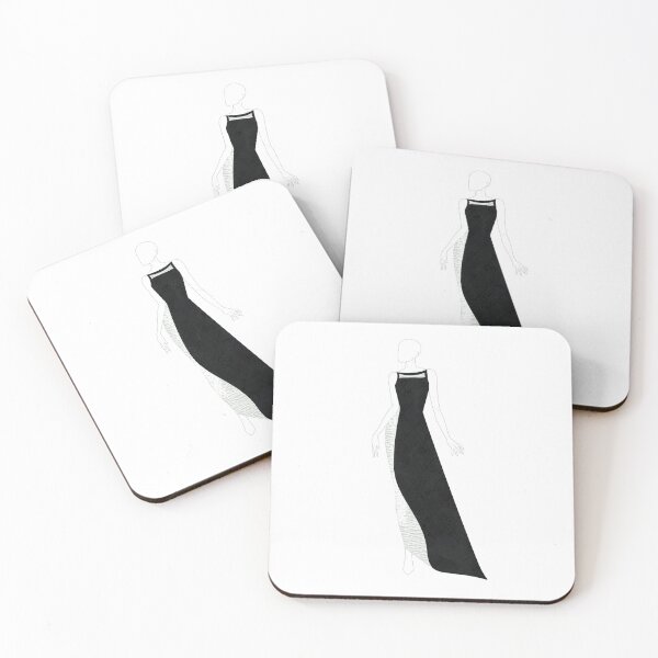 Item preview, Lady In Black and White Gown Madam Fashionista Collection designed and sold by Dais Zigns.