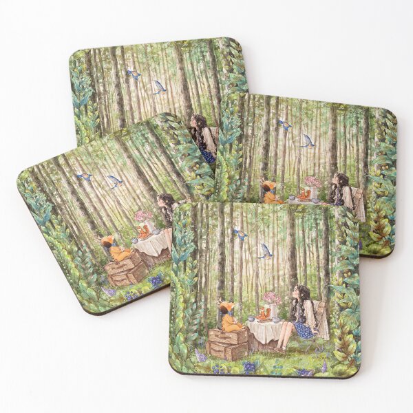 Item preview, A Small Cafe in the Woods designed and sold by Aeppol.