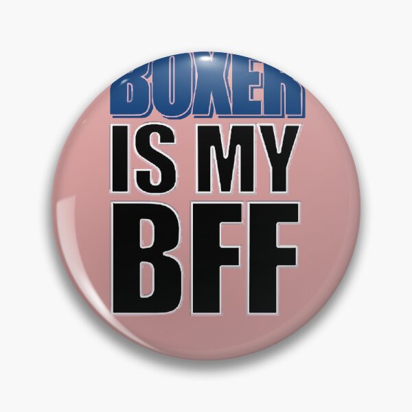 Item preview, A Dog Boxer Is My BBF T-Shirt designed and sold by MarcusBjorklund.