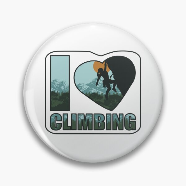 Item preview, Climbing Hiking Shirt - I Love Climbing designed and sold by strokli.