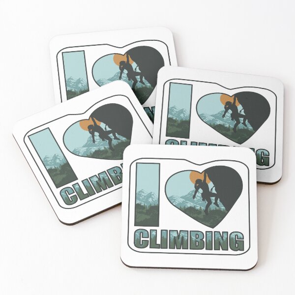 Item preview, Climbing Hiking Shirt - I Love Climbing designed and sold by strokli.