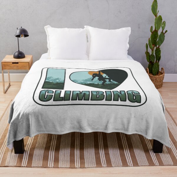 Item preview, Climbing Hiking Shirt - I Love Climbing designed and sold by strokli.