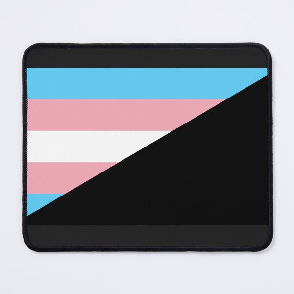 Item preview, trans anarchy flag simple  designed and sold by alienhexfriend.