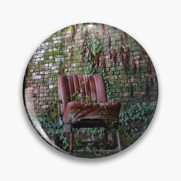 Item preview, Lostplace in the Ruhrgebiet - An old armchair in an abandoned factory building - Ruhrgebiet - Ruhrpott - Germany designed and sold by Ruhrpottpicture.