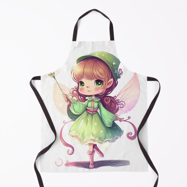 Item preview, Pink Winged Green Dress Fairy Design designed and sold by zzibel.