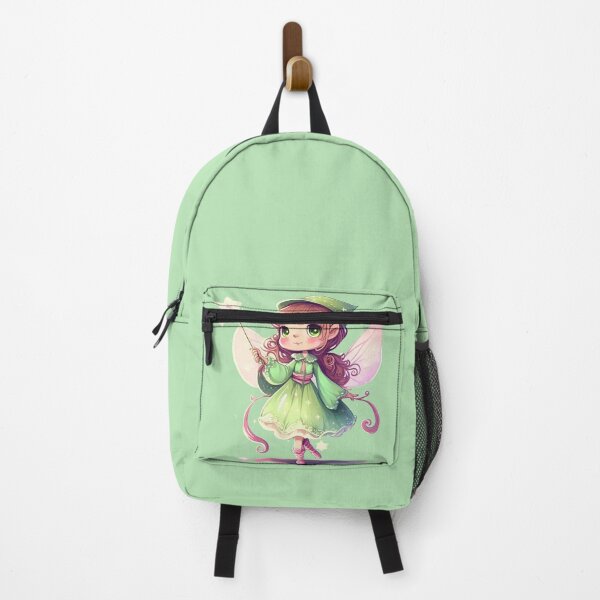 Item preview, Pink Winged Green Dress Fairy Design designed and sold by zzibel.