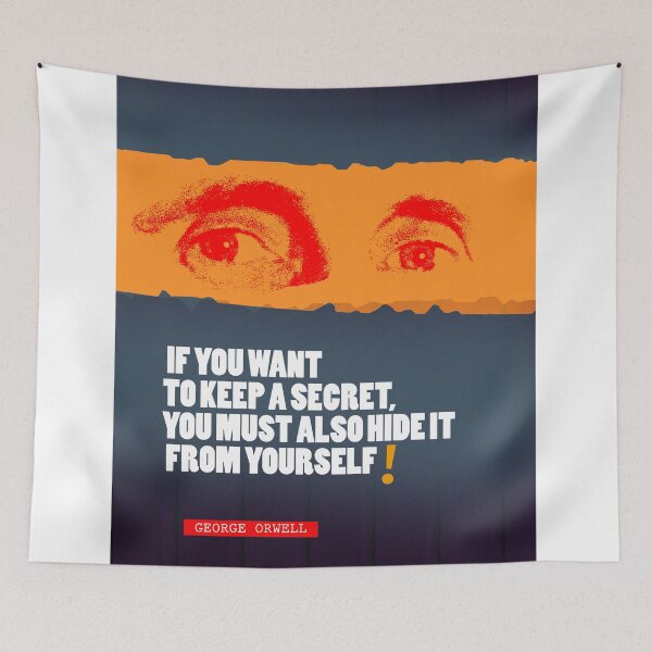Item preview, George Orwell Quote 3 designed and sold by pahleeloola.