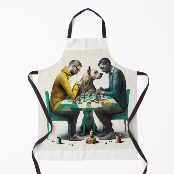 Item preview, Three friends are playing chess designed and sold by G-M-Designs.