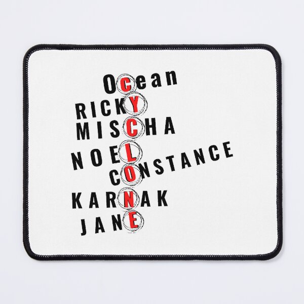 Item preview, Ride The Cyclone  Océan Ricky Mischa Noel Constance Karnak Jane classique designed and sold by MaPrintShop.