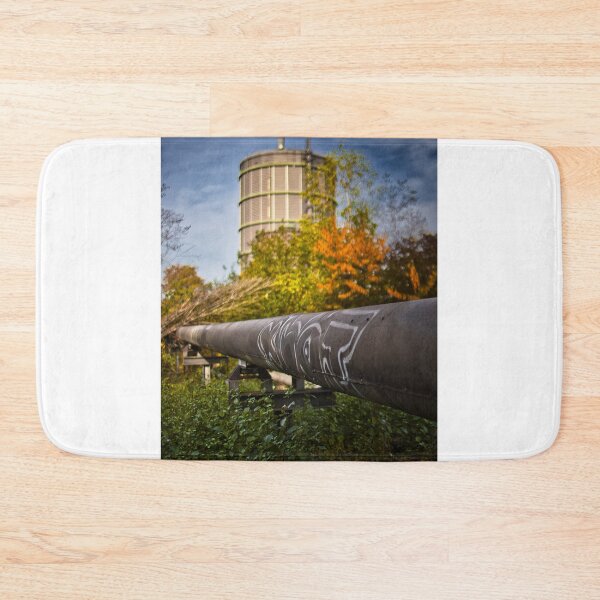 Item preview, Gas storage in Bottrop - Ruhrgebiet - Ruhrpott - Germany designed and sold by Ruhrpottpicture.