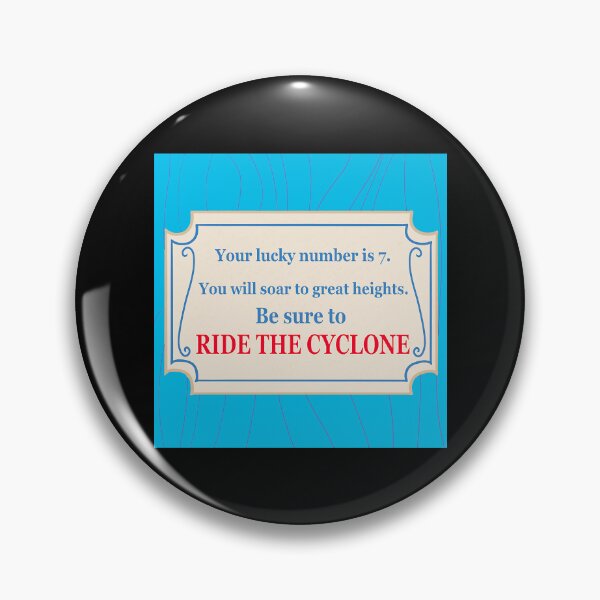 Item preview, Chevauchez le Cyclone Fortune (Version 1) classique designed and sold by MaPrintShop.