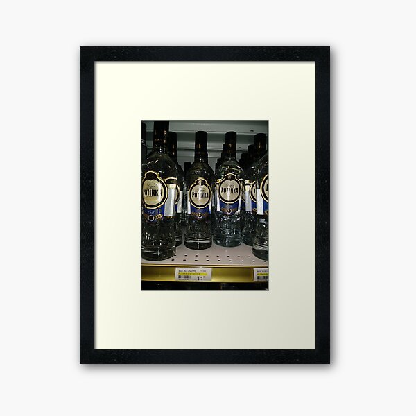 Vodka Framed Art Print