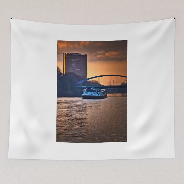 Item preview, Rhine-Herne Canal in Oberhausen - Ruhrgebiet - Ruhrpott - Germany designed and sold by Ruhrpottpicture.