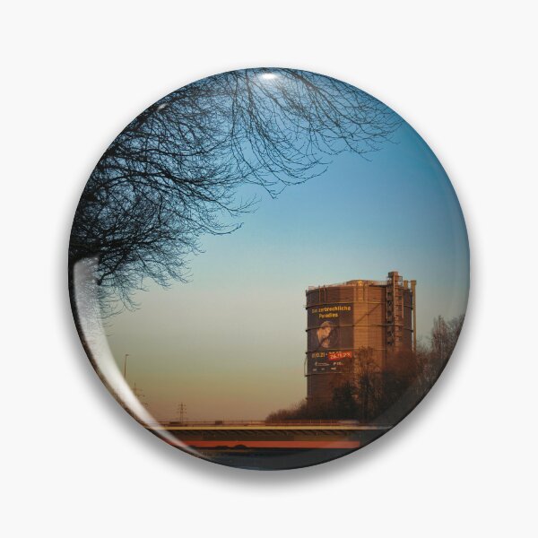 Item preview, The gasometer in Oberhausen - Ruhrgebiet - Ruhrpott - Germany designed and sold by Ruhrpottpicture.