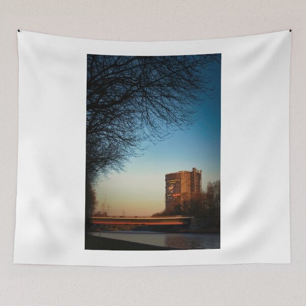 Item preview, The gasometer in Oberhausen - Ruhrgebiet - Ruhrpott - Germany designed and sold by Ruhrpottpicture.