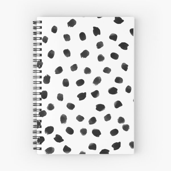Item preview, Arty Paint Polka Dots - Black and White Dalmation Spots designed and sold by inspirationzgal.