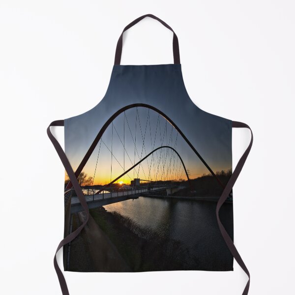 Item preview, The double arch bridge in the Nordsternpark of Gelsenkirchen - Ruhrgebiet - Ruhrpott - Germany designed and sold by Ruhrpottpicture.
