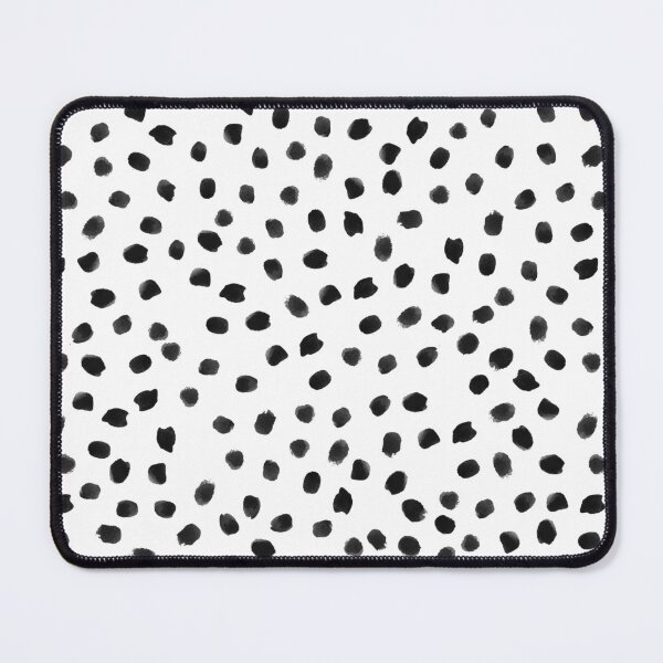 Item preview, Arty Paint Polka Dots - Black and White Dalmation Spots designed and sold by inspirationzgal.