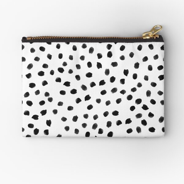 Item preview, Arty Paint Polka Dots - Black and White Dalmation Spots designed and sold by inspirationzgal.