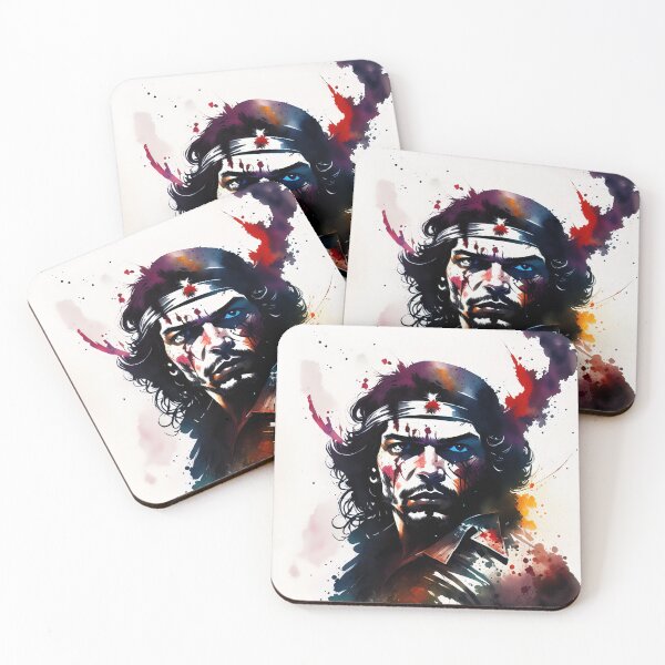 Item preview, Che Guevara portrait in watercolor designed and sold by IkonixArt.