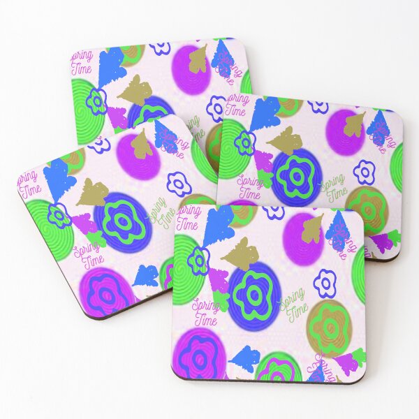 Item preview, Spring Time Psychedelic Graphic Design, Abstraction, bold colorful abstract playful design inspired by nature designed and sold by Adri Barnard.