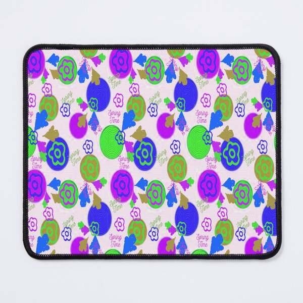 Item preview, Spring Time Psychedelic Graphic Design, Abstraction, bold colorful abstract playful design inspired by nature designed and sold by Adri Barnard.