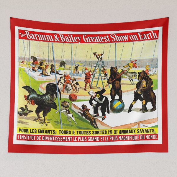 Item preview, BARNUM and BAILEY Circus : Animal Acts Advertising Print designed and sold by posterbobs.