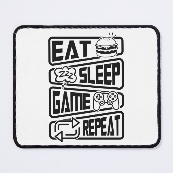 Item preview, Eat Sleep Game Repeat designed and sold by Froyd Wess.