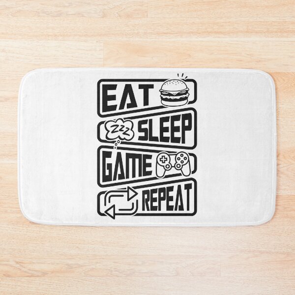 Item preview, Eat Sleep Game Repeat designed and sold by Froyd Wess.