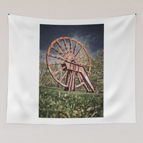 Item preview, Sheave of the Mathias Stinnes colliery - Ruhrgebiet - Ruhrpott - Germany designed and sold by Ruhrpottpicture.