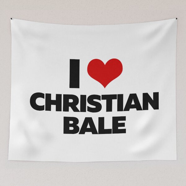 Item preview, I Love Christian Bale designed and sold by theartcreatore.