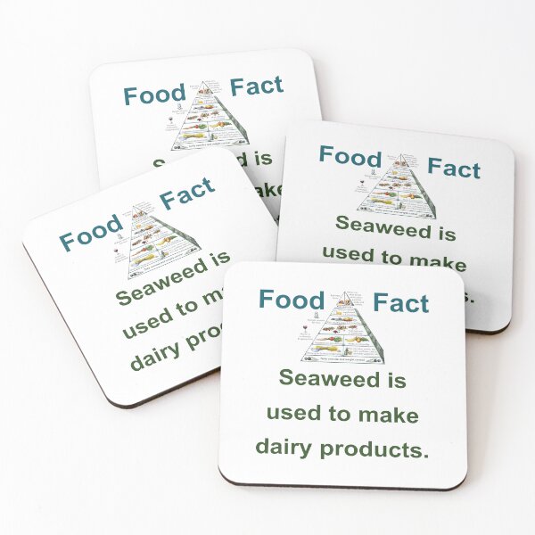 Artikelvorschau, Seaweed Is used To Make Dairy Products  - Food Fact entworfen und verkauft von CrankyOldDude.